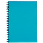 Spirax hardcover notebook A4 200 page blue #S512BL