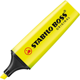 Stabilo original boss highlighter yellow #SBHLY