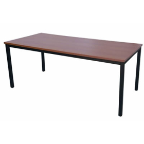 Rapidline steel frame table 1200 x 600mm cherry #RLSFT126C