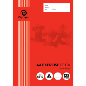 Exercise book A4 128 page #EBA4128