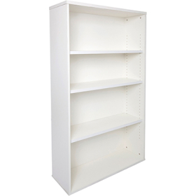 Rapid vibe bookcase 3 shelf 900 x 315 x 1200mm white #RLSPBC12W