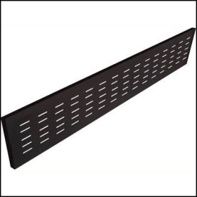 Rapid span modesty panel 1590 x 300mm for 1800mm desk and corner desks black #RLSPM187BK