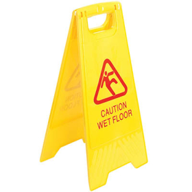 A frame wet floor warning sign #SWWF