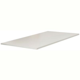 Rapid span table top 1100 x 600mm with cable entries 25mm white satin #RLT116WS