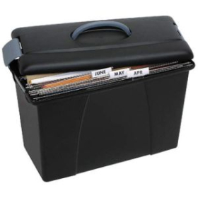 Crystalfile carry case black with grey trim #T80086B
