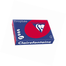 Trophee colours A4 copy paper 80gsm 500 sheet coral red #T80IR