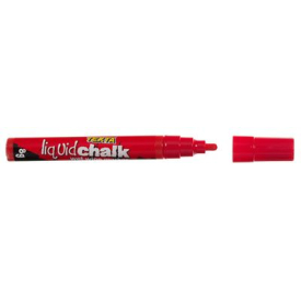 Texta liquid chalk markers wet wipe bullet 4.5mm red #TLC8R