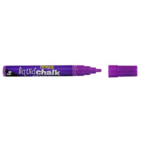 Texta liquid chalk markers wet wipe bullet 4.5mm purple #TLC8V