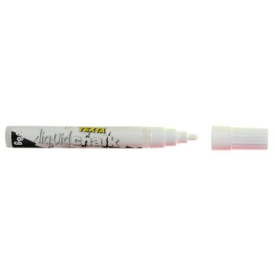 Texta liquid chalk markers wet wipe bullet 4.5mm white #TLC8W