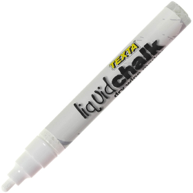 Texta liquid chalk markers DRY wipe bullet 4.5mm white #TLC8WDRY