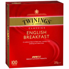 Twinings english breakfast tea pack 100 #TTBEB100