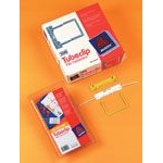 Avery tubeclip file fasteners yellow box 100 #U44009
