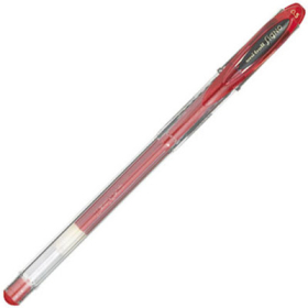 Uni-ball signo gel ink pen medium 0.7mm red #UM120R