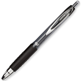 Uni-ball signo retractable gel ink pen broad 1.0mm black #UMN207BB