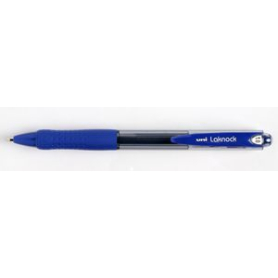 Uni-ball laknock retractable ballpoint pen medium 1.0mm blue #USN100MBL