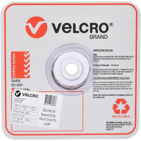 Velcro brand white spots loop only 22mm roll 900 #V28806