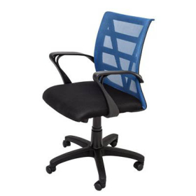 Vienna mesh chair medium back blue #RLVIENNABU