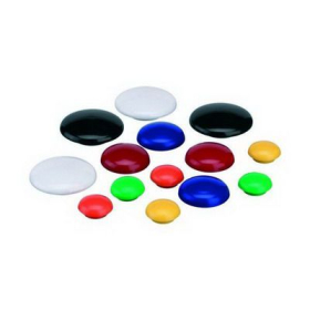Vista magnetic buttons 20mm 10 pack yellow #VMB20Y
