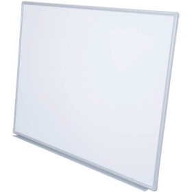 Rapidline wall mounted aluminium framed magnetic whiteboard 1200 x 900mm #W129