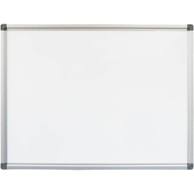 Rapidline wall mounted aluminium framed magnetic whiteboard 2400 x 1200mm #W2412