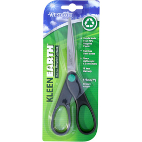 Kleenearth scissors stainless steel blade pointed tip 7' #W44218