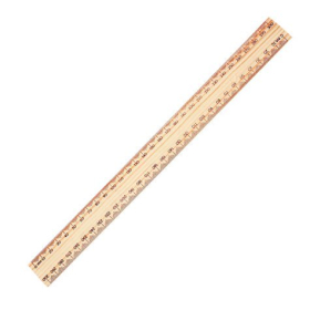 Ruler wooden 30cm #WR30