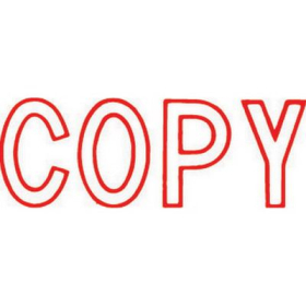 Xstamper 1006r message stamp red 'COPY' #X1006R