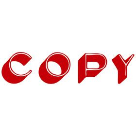 Xstamper 1336 message stamp red 'COPY' #X1336