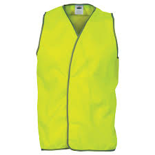 Zions daytime Hivis vest yellow large #Z3801LY