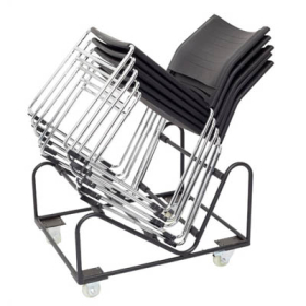 Rapidline stacking chair trolley black #RLZTrolley